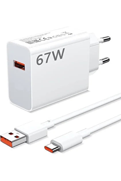 67 Watt Type C Hızlı Şarj Aleti